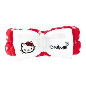 The Crème Shop x Hello Kitty Diadema de Spa de Felpa - Rosa y Blanco